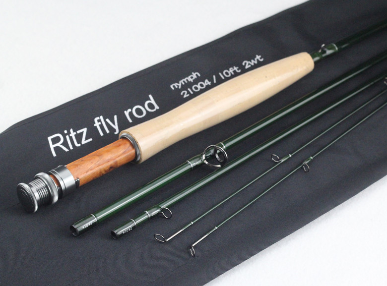 nymph 21004 10ft 2wt graphite nymph fly rod from China