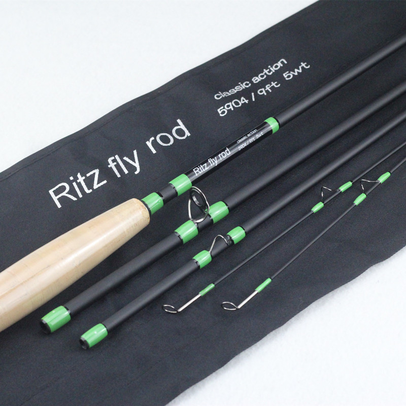 classic 5904 9ft 5wt graphite fly rod from China Manufacturer