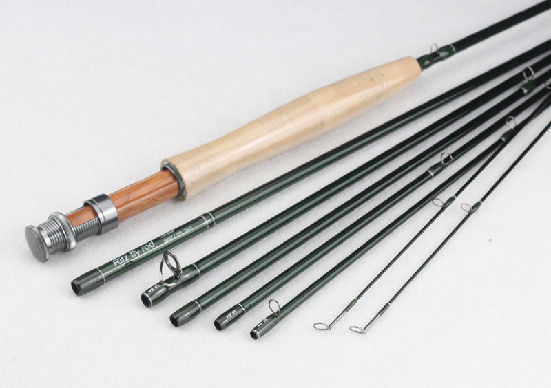 traveller 5907 9ft 5wt graphite travel fly rod from China