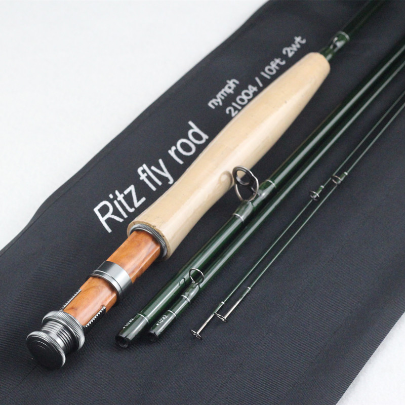 nymph 21004 10ft 2wt graphite nymph fly rod from China