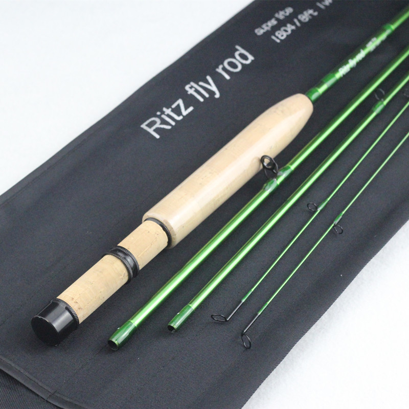 super lite stream 1804 8ft 1wt graphite fly rod from China