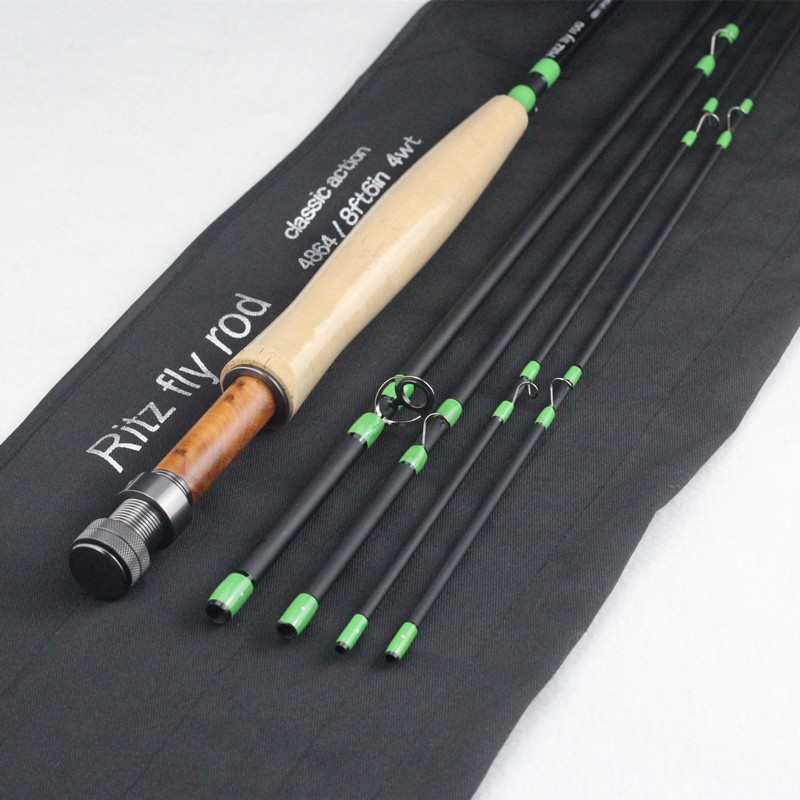 classic 4864 8ft6in 4wt graphite fly rod from China Manufacturer 